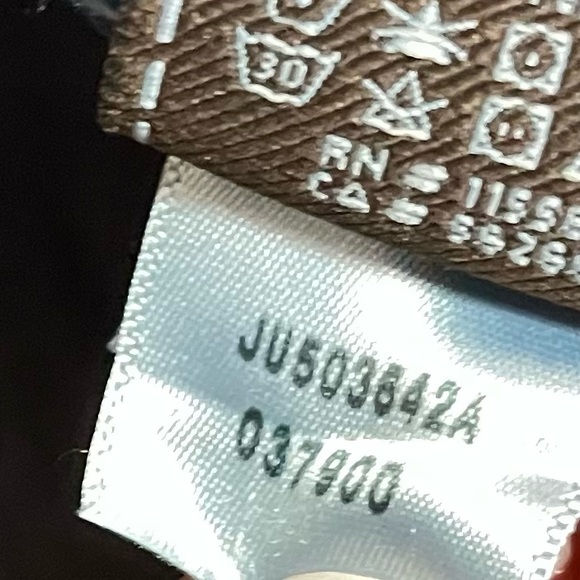 7 For All Mankind Roll Cuff Denim Jean Shorts Size 24 Dark Wash Coastal Cowgirl - Picture 7 of 9